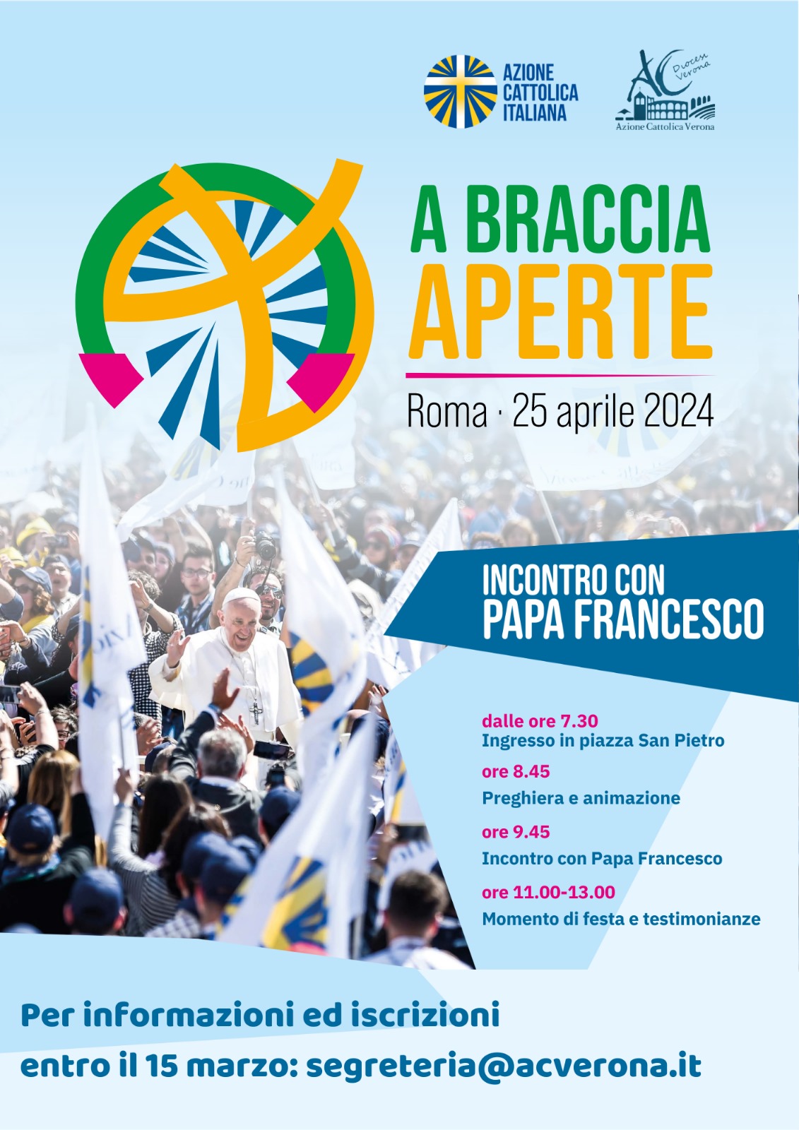 A braccia aperte